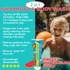 The first AFTER-SWIM, NATURAL, TEAR-FREE 2 in 1 shampoo & body wash formulated for kids. 