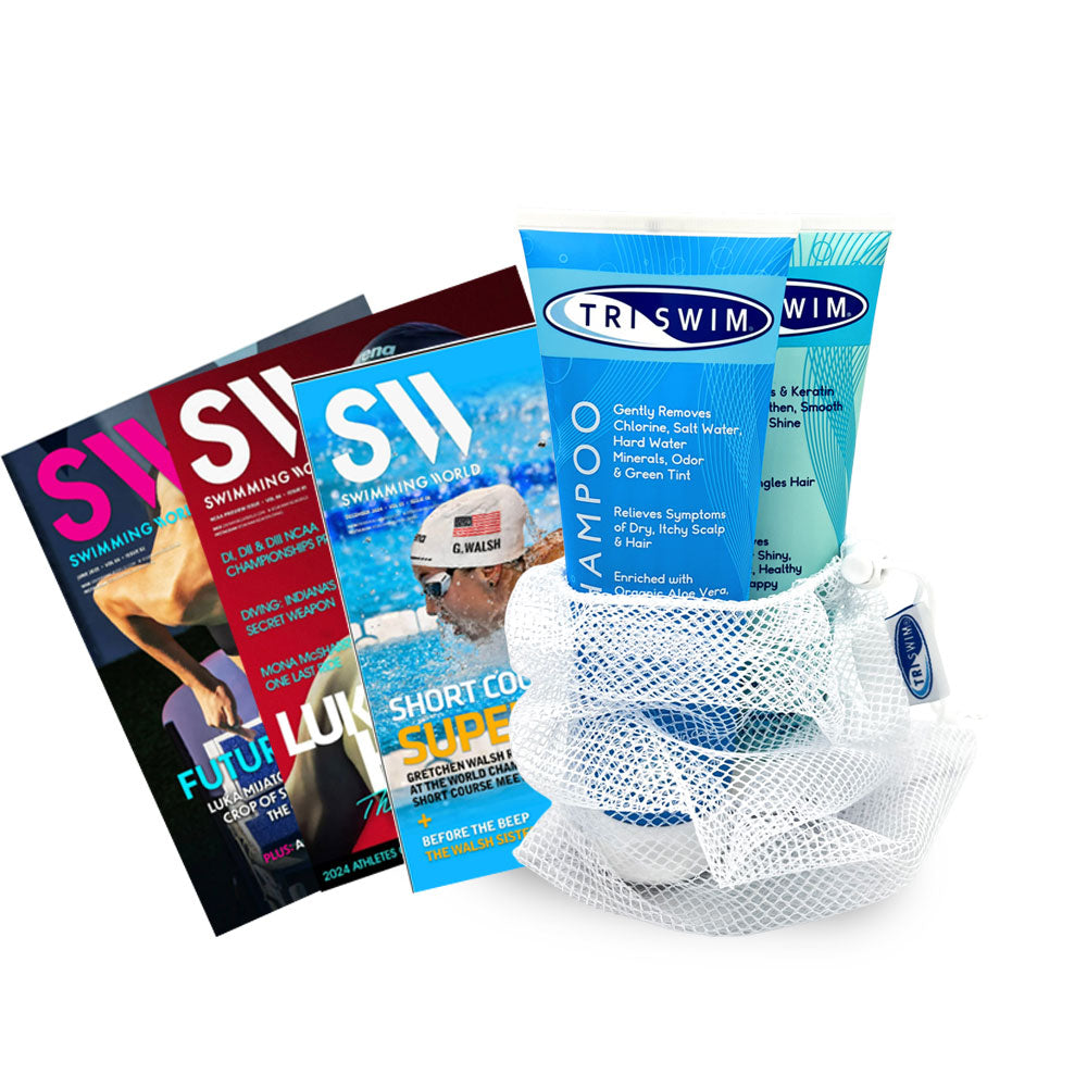 TRISWIM Shampoo/Conditioner Gift Set + Free Swimming World Magazines