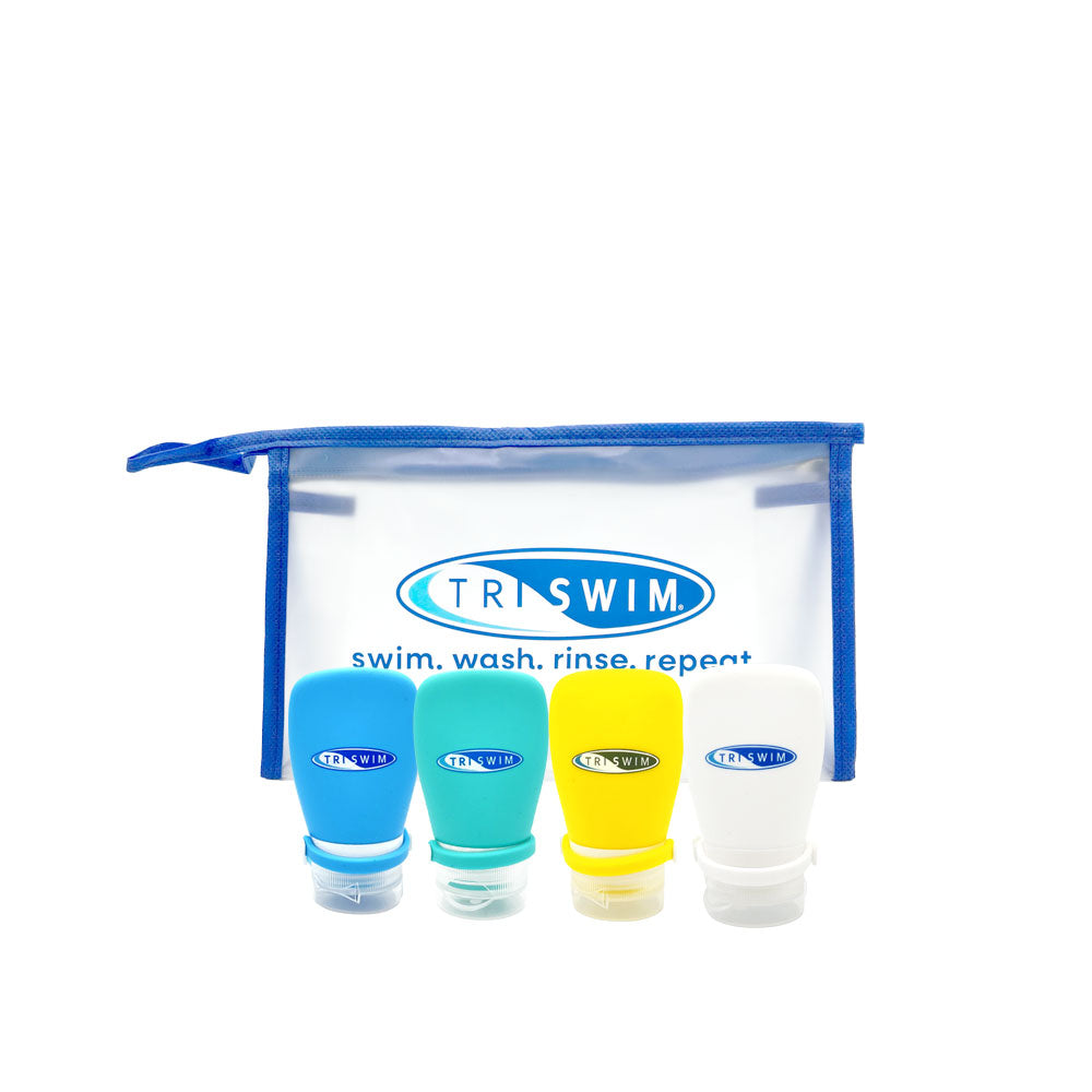 TRISWIM Squishies Refillable Silicone Bottles 2oz