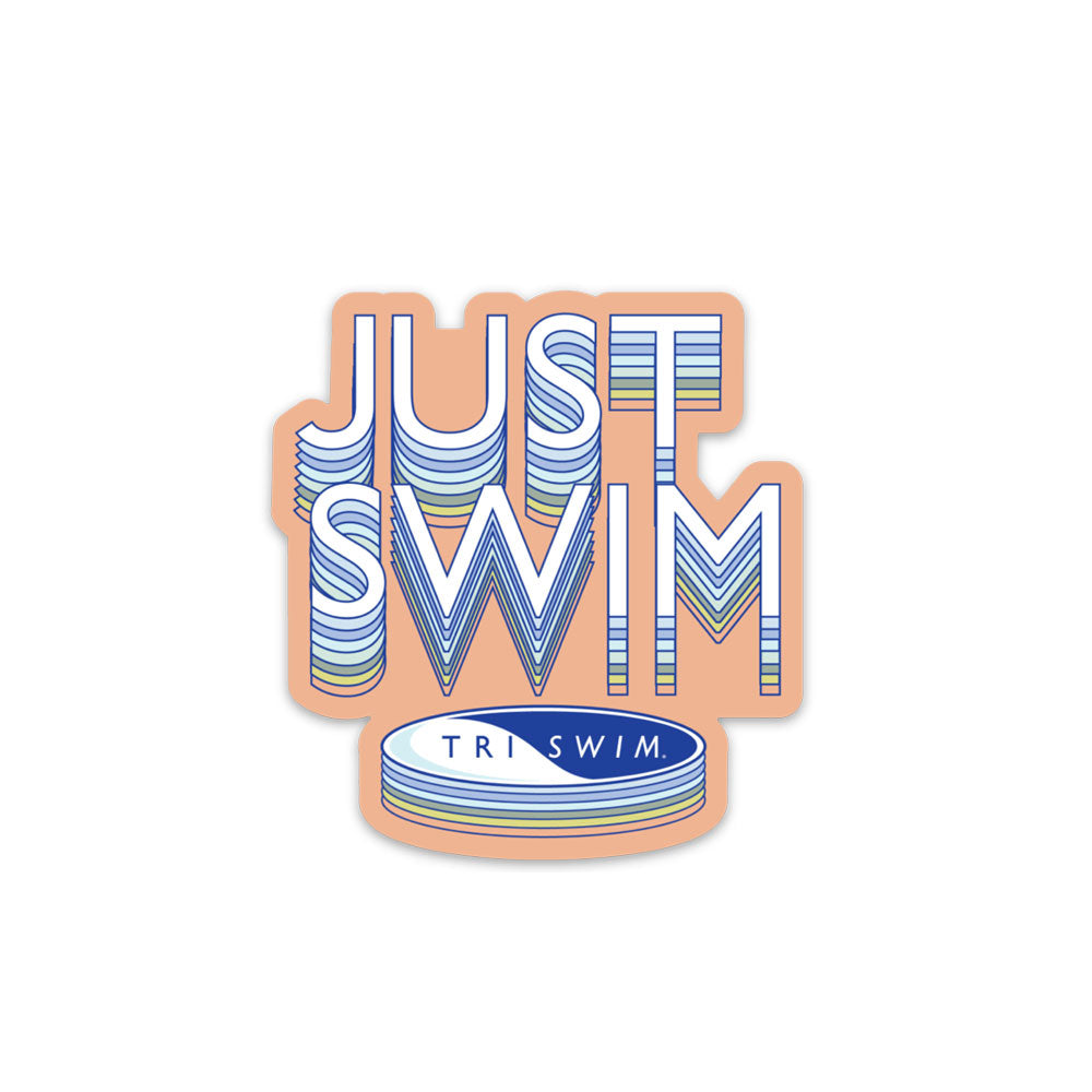 Just Swim Sticker
