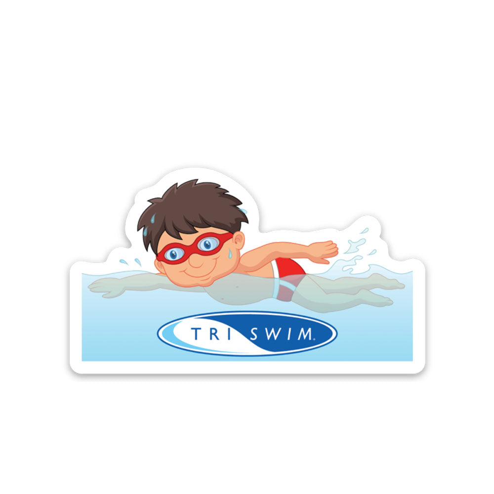 Swim Boy Sticker
