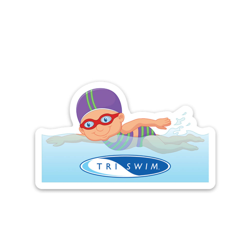 Swim Girl Sticker